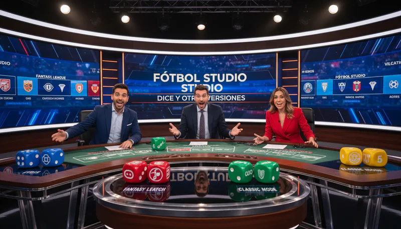 Football Studio Dice y variantes del juego con dados y resultados