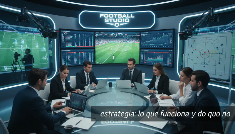 estrategia de Football Studio con gestión de bankroll y apuestas