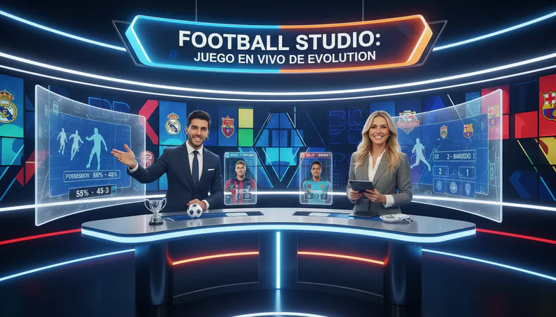 ronda en vivo de Football Studio con reparto de cartas Home y Away